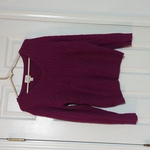 🔥Cable sweater PXL St John's Bay pink